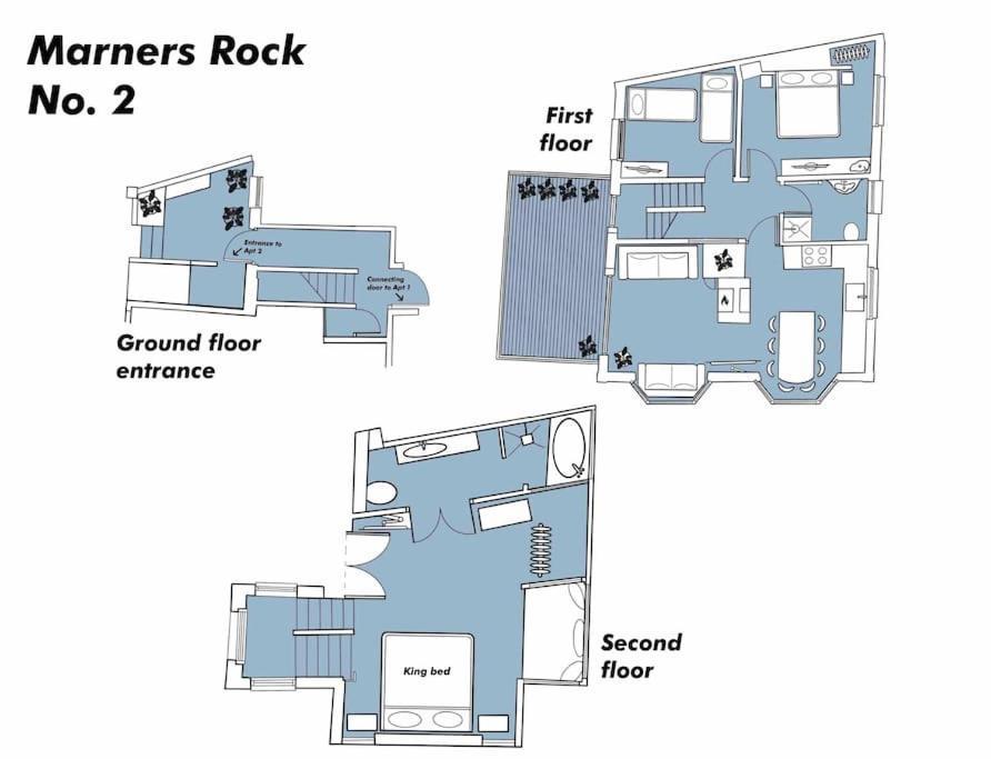 Marners Rock No 2 Apartamento Fowey Exterior foto